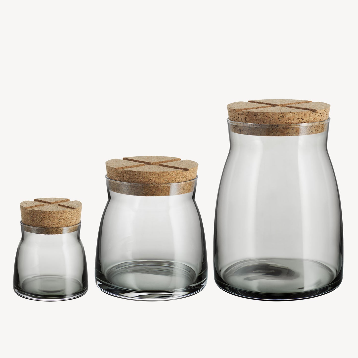 Bruk Grey Jars set of 3