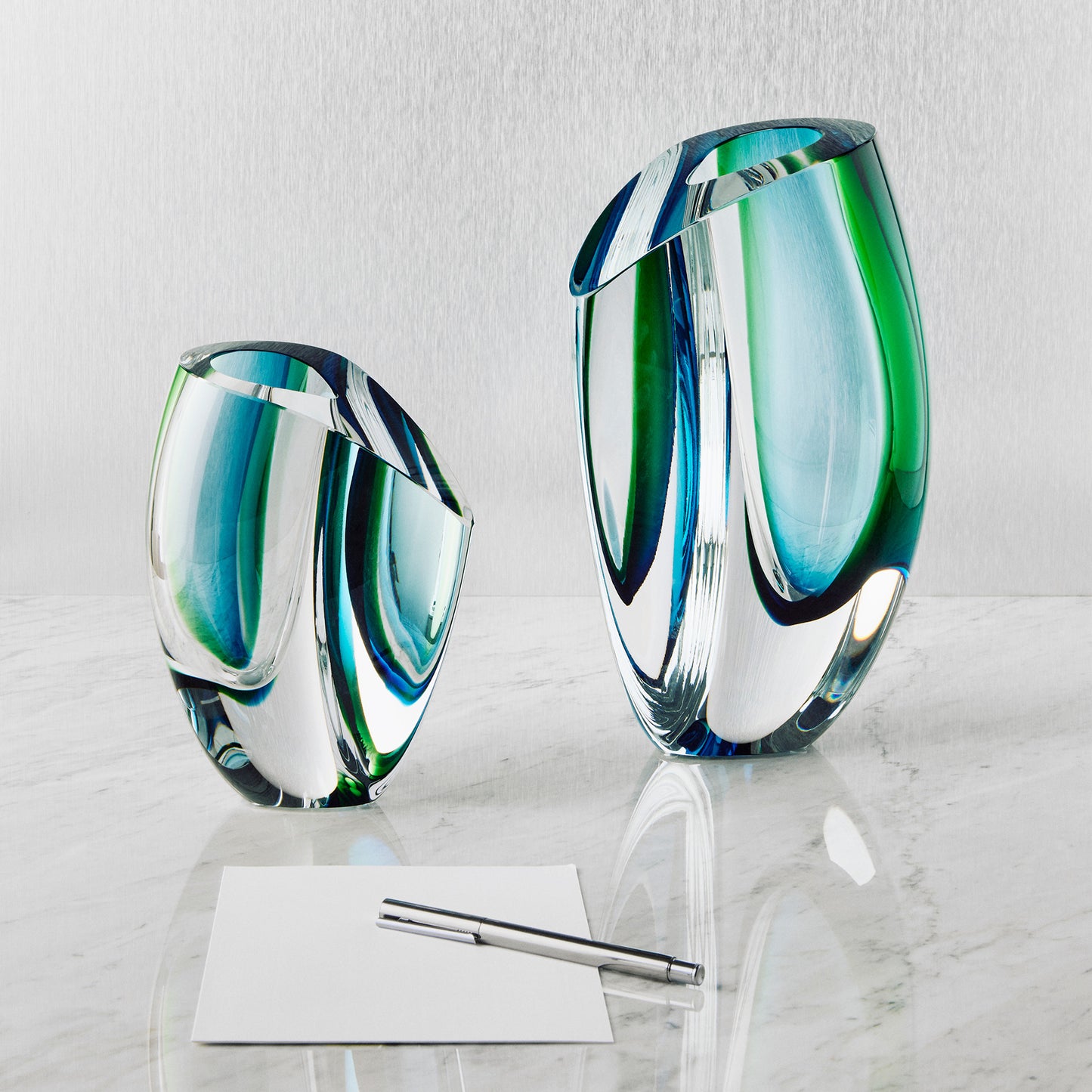 Mirage Blue/Green Vase Large