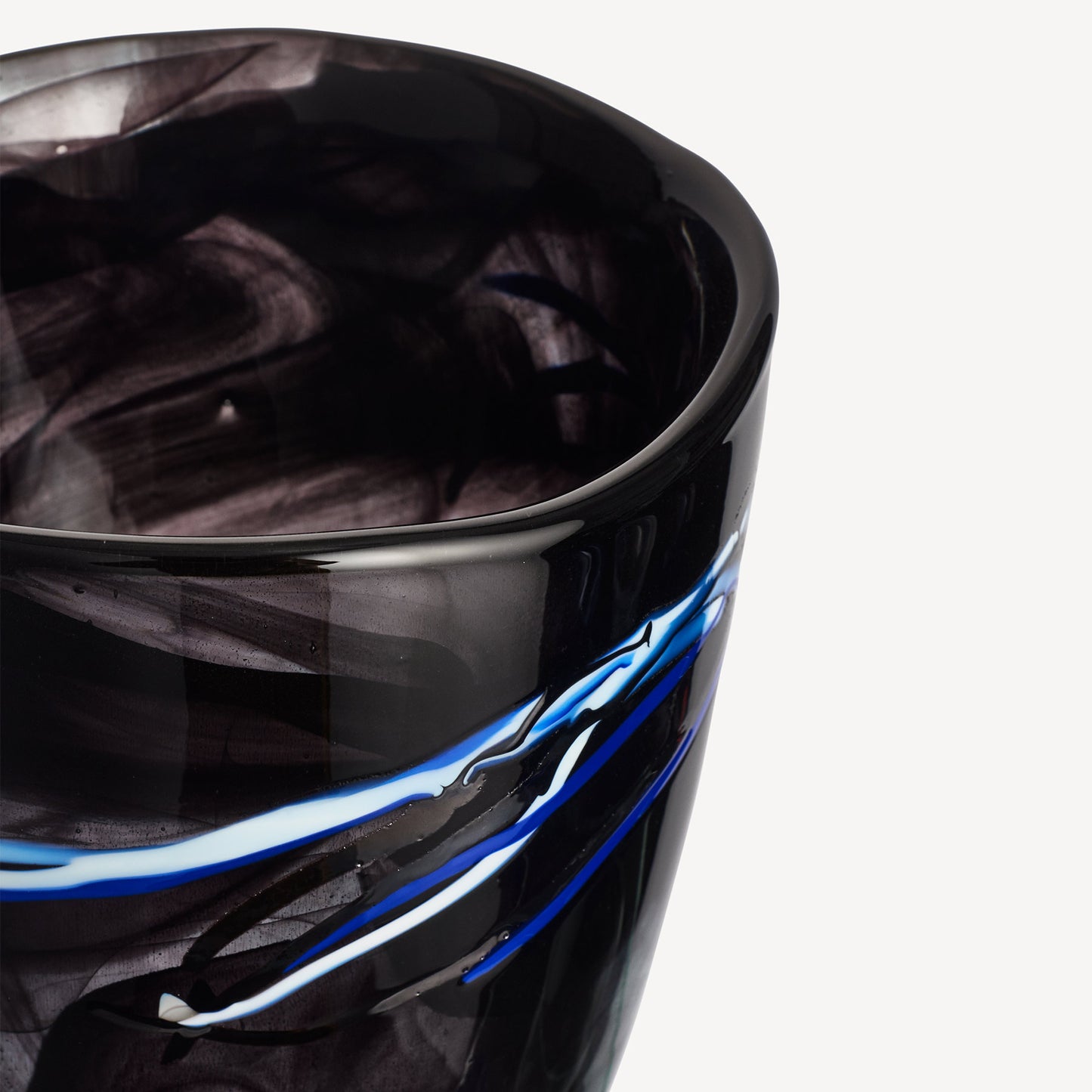 Contrast Black Vase