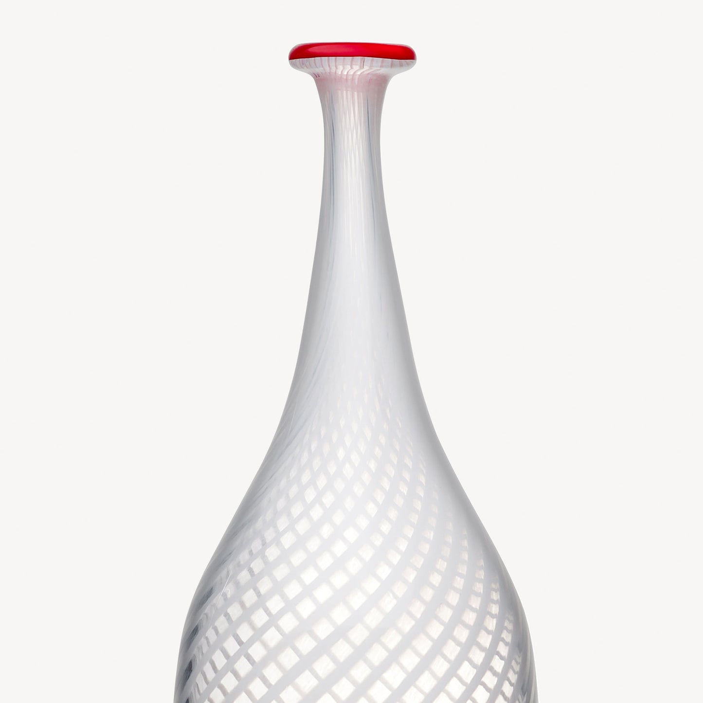 Red Rim White Bottle