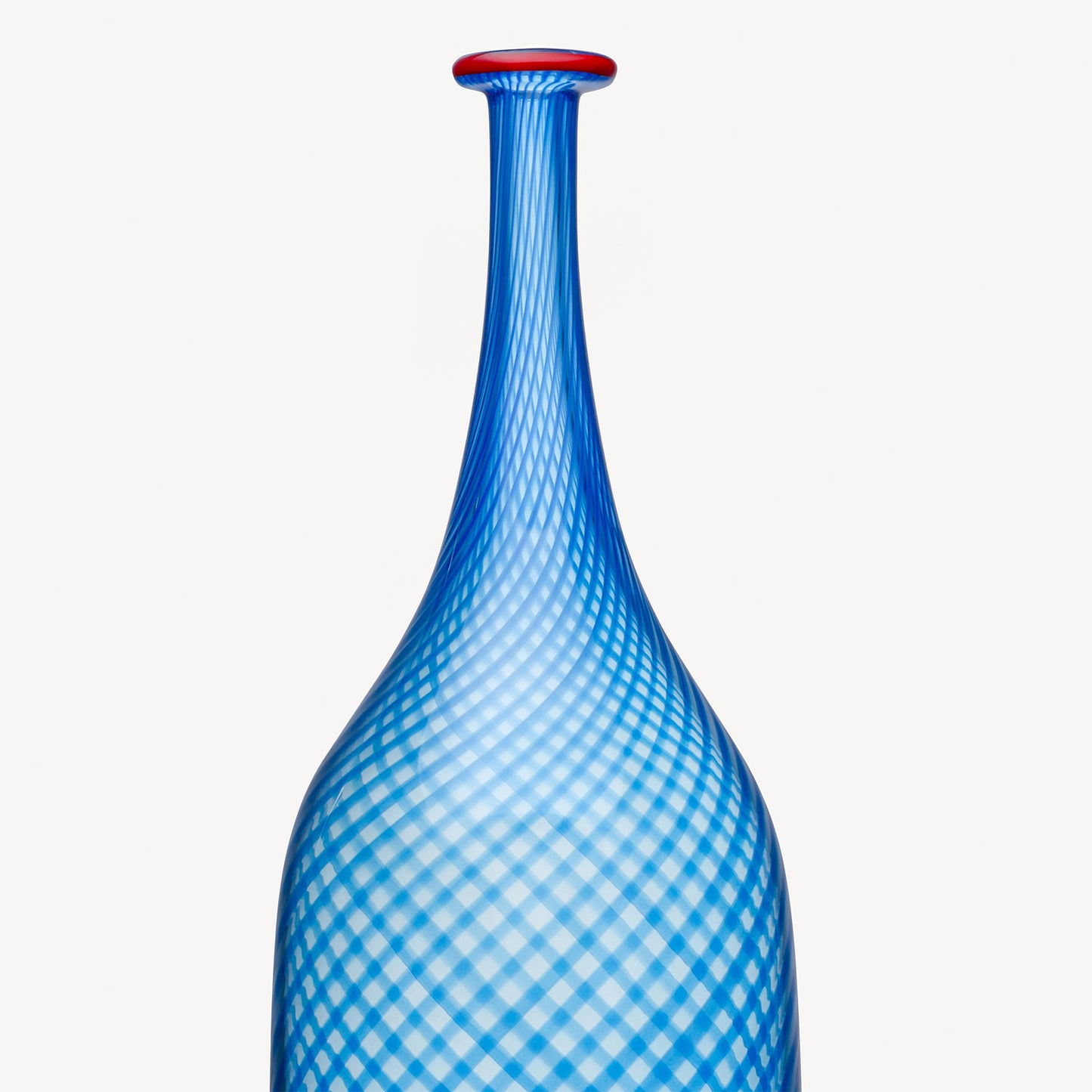 Red Rim Blue Bottle