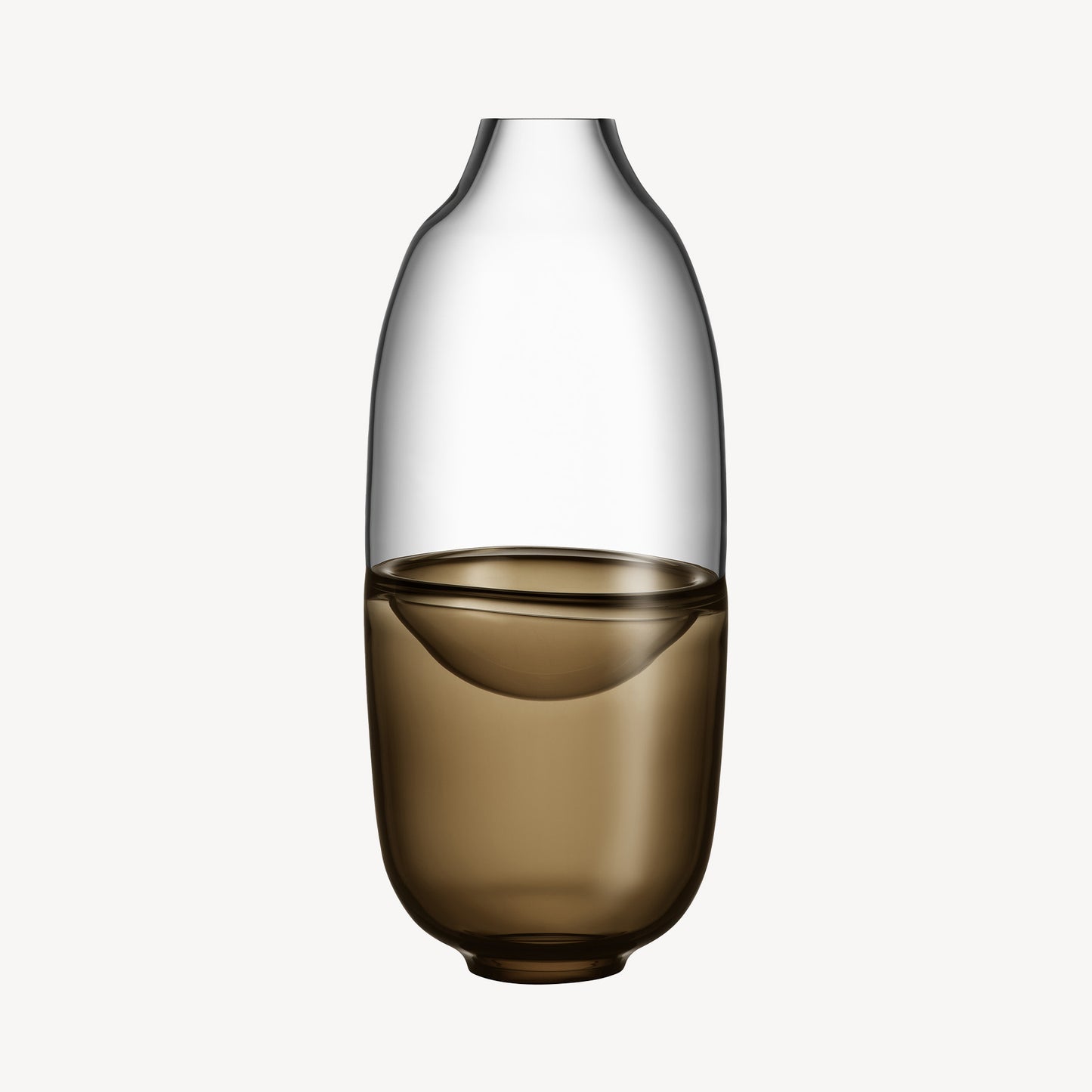 Septum Vase Brown