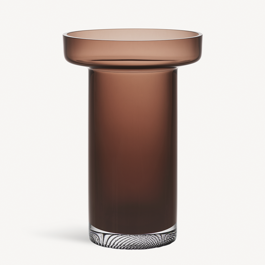 Limelight Vase Burgundy/Brown Tall