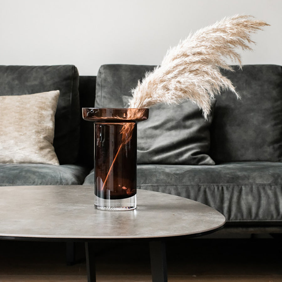 Limelight Vase Burgundy Tall