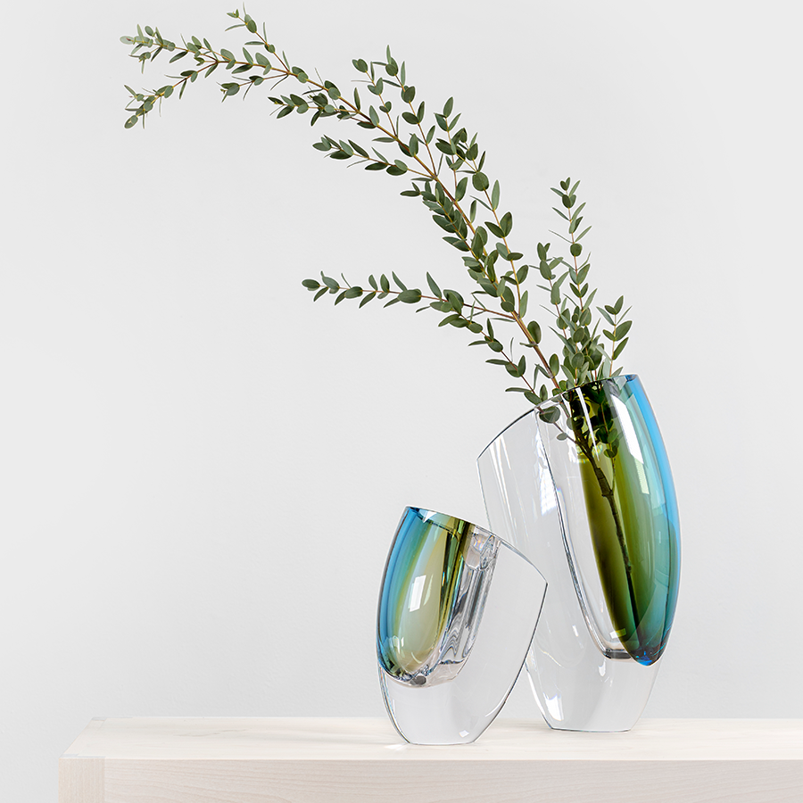 Mirage Forest Green/Blue Vase XL
