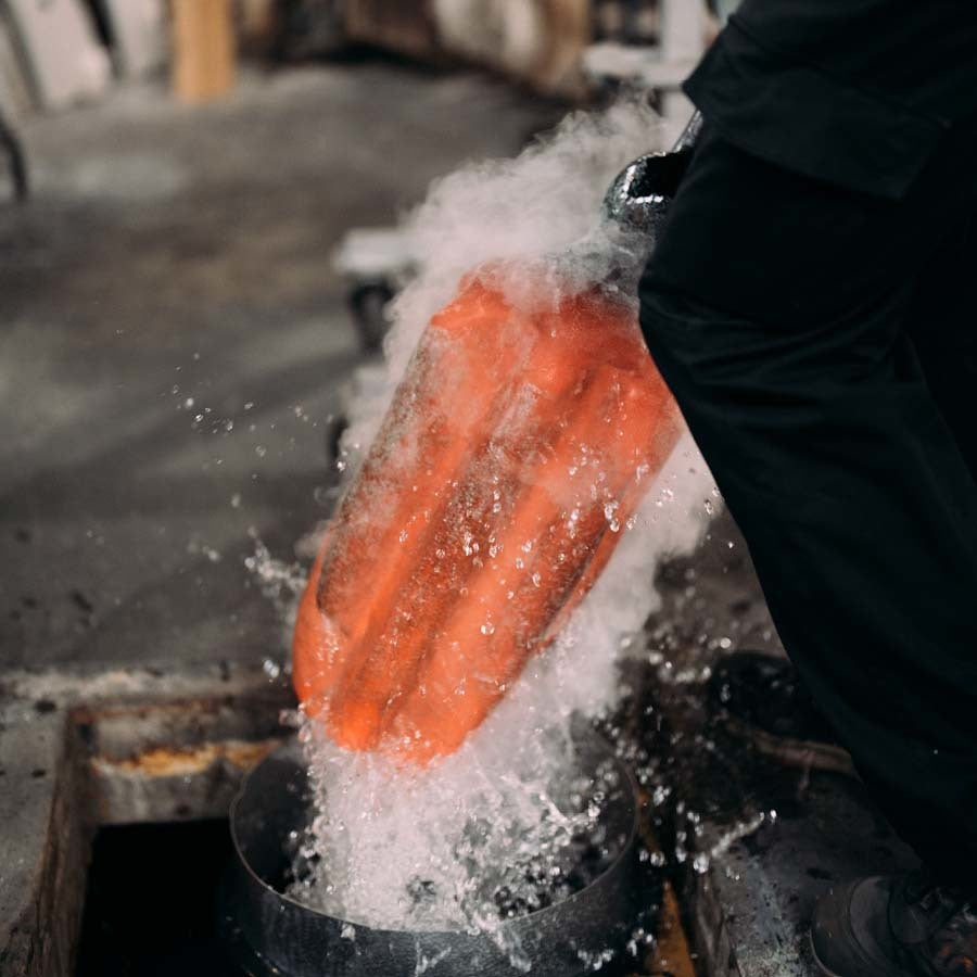 Crackle Pink Vase Tall