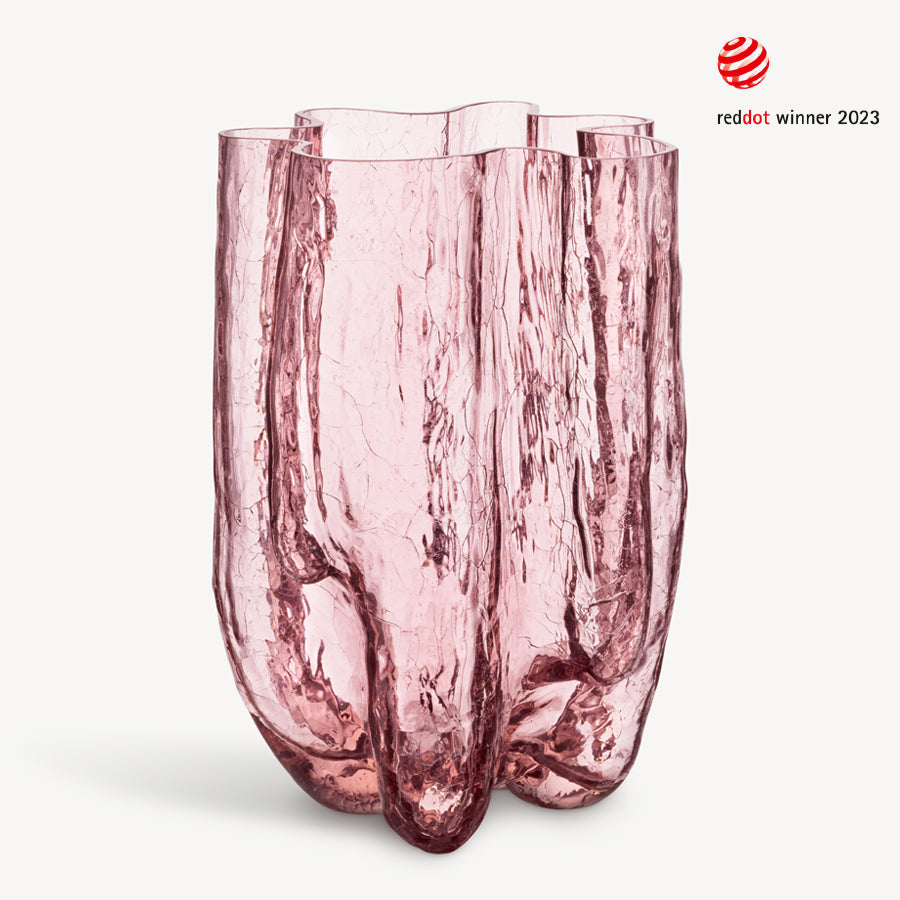 Crackle Vase Pink XL