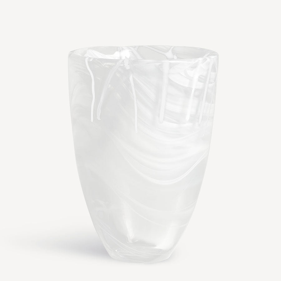 Contrast Vase White/White