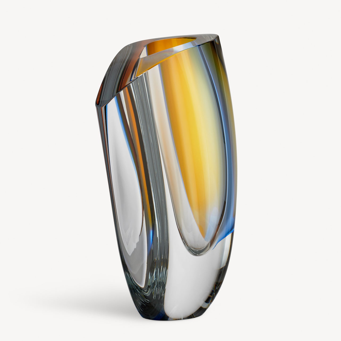 Mirage Blue/Amber Vase XL