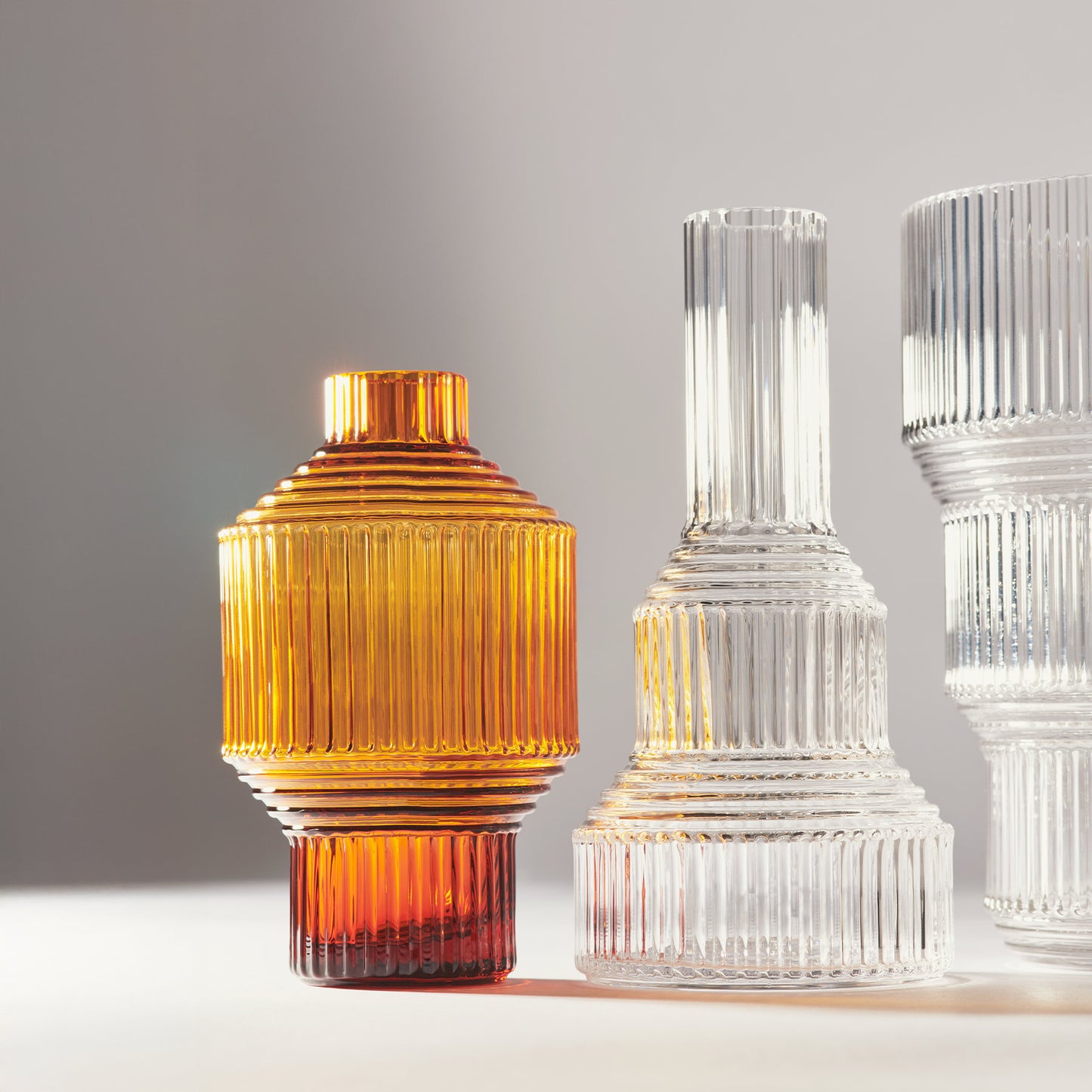 Pavilion Vase Clear Small