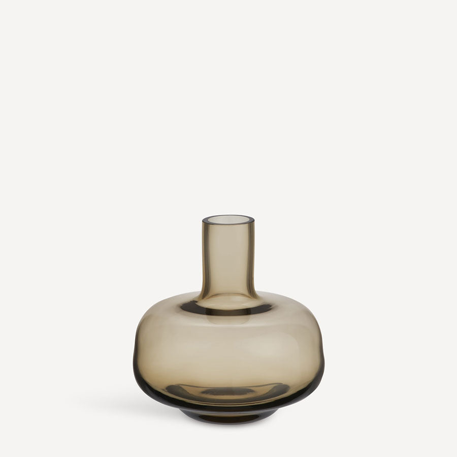 Kappa Vase Brown Mini