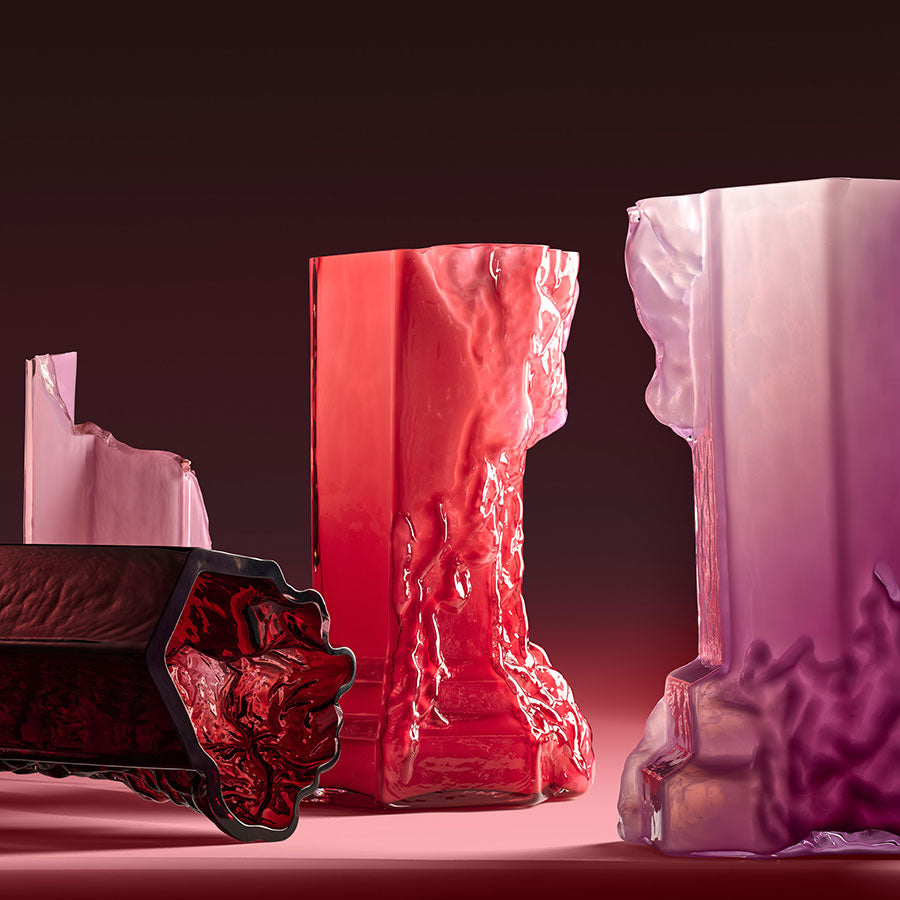 Rocky Baroque Vase Cool Pink