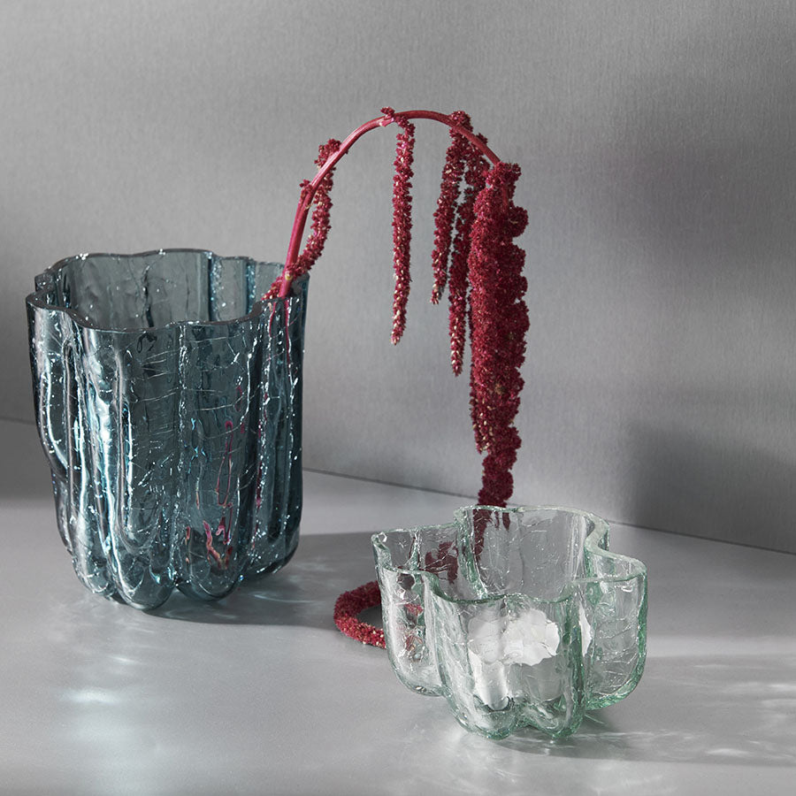 Crackle Vase Circular Small