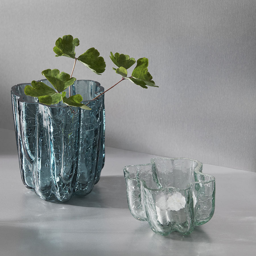 Crackle Vase Circular Small