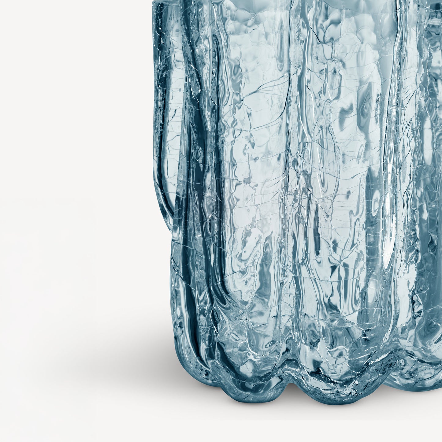 Crackle Vase Circular Small