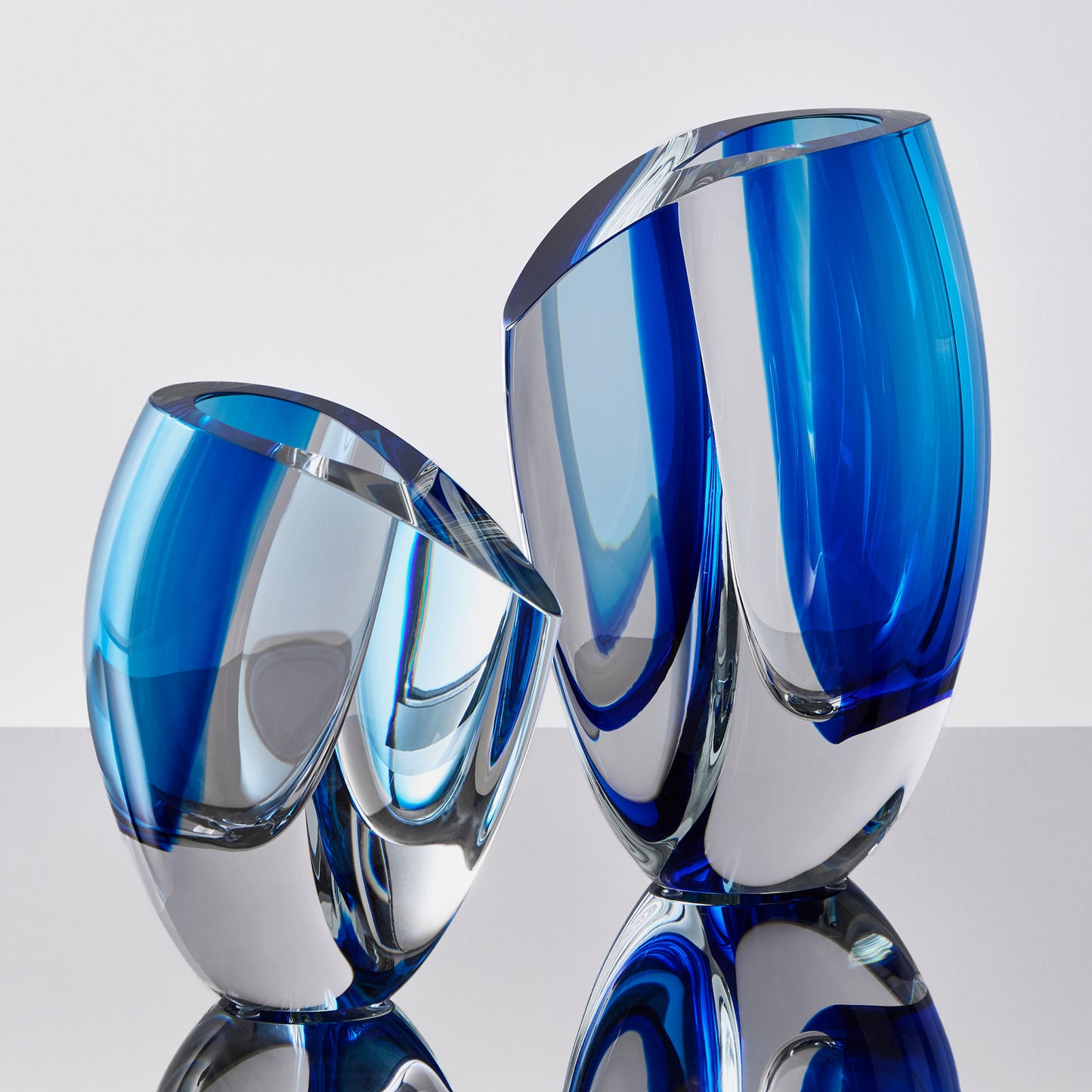 Mirage Vase Blue/Blue Large