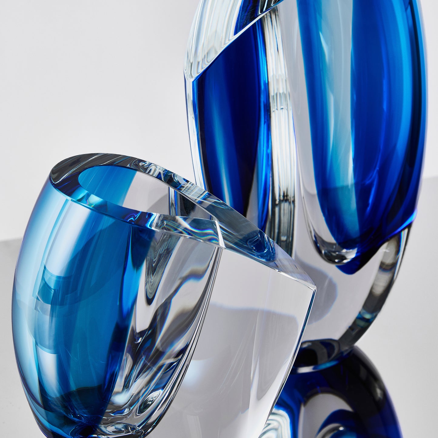 Mirage Vase Blue/Blue Large