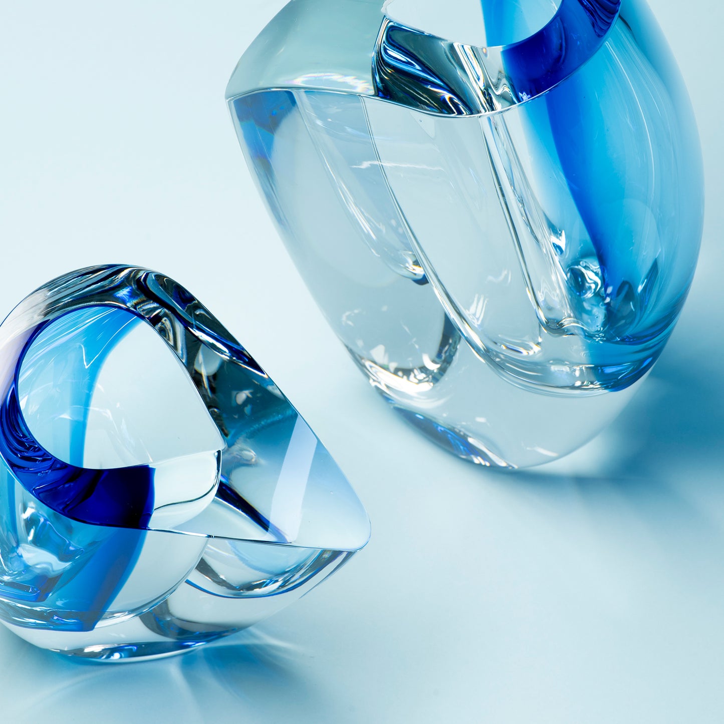 Mirage Vase Blue/Blue Large