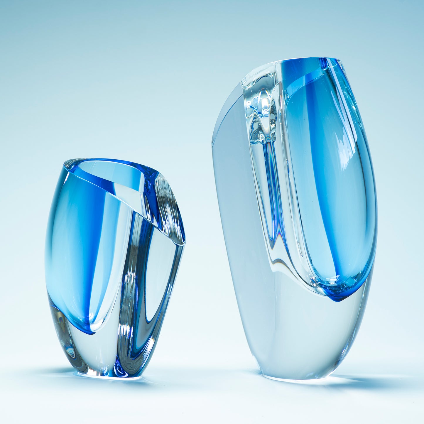 Mirage Vase Blue/Blue Large