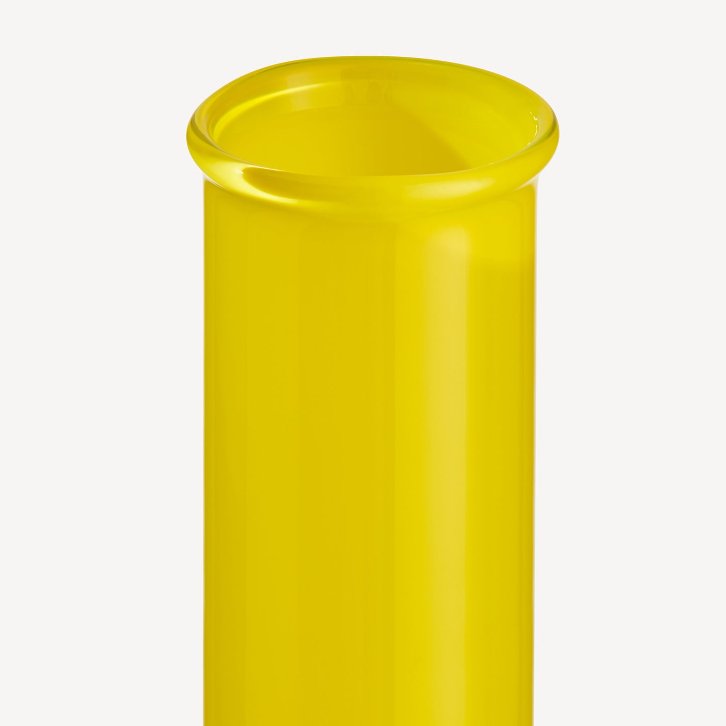 Lab Round Flask Vase Yellow