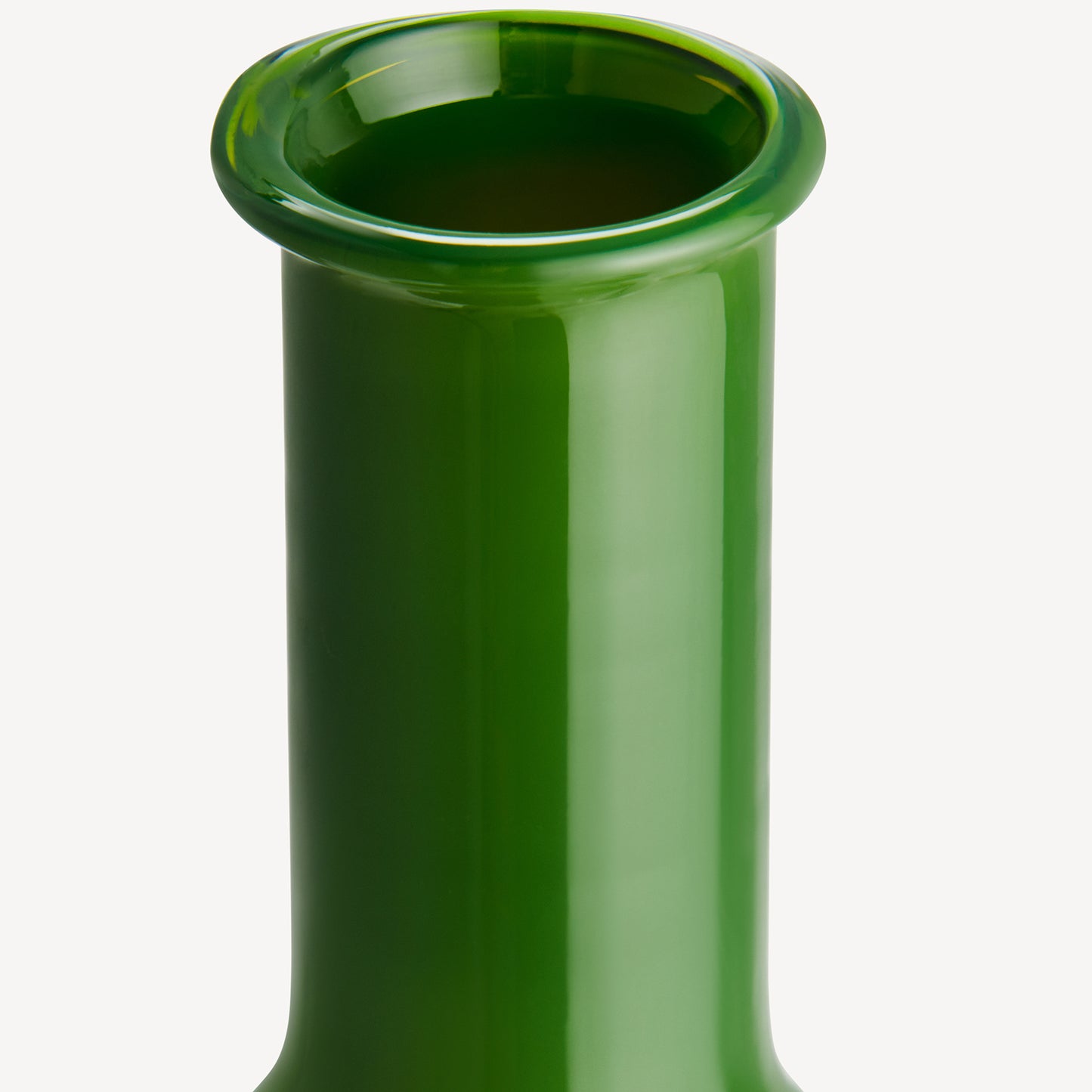 Lab Measuring Flask Vase Green