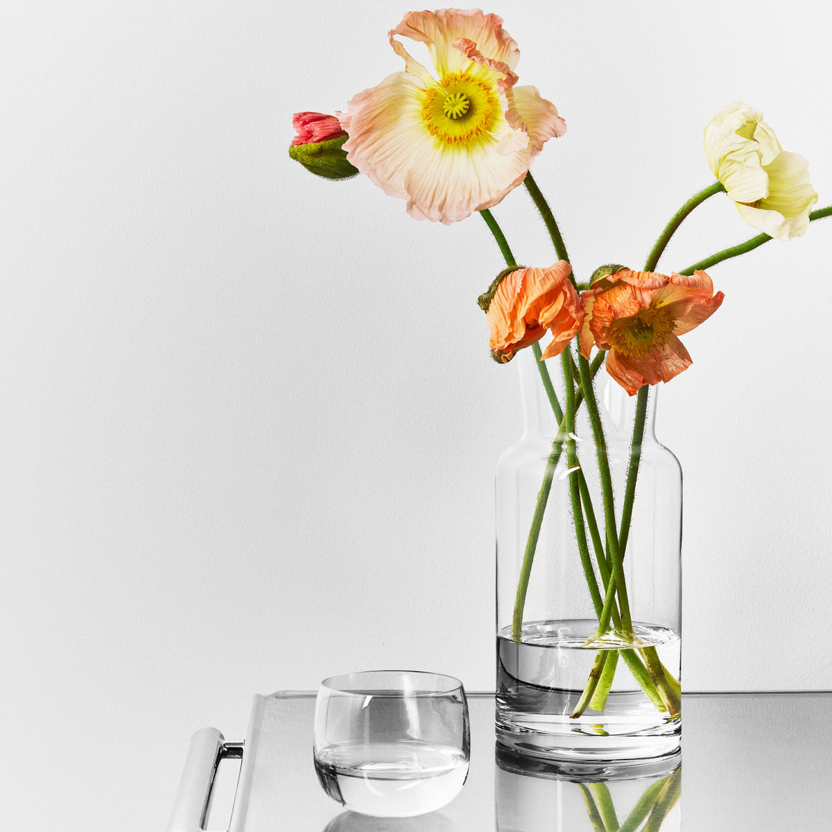 Meadow Vase Clear Tall