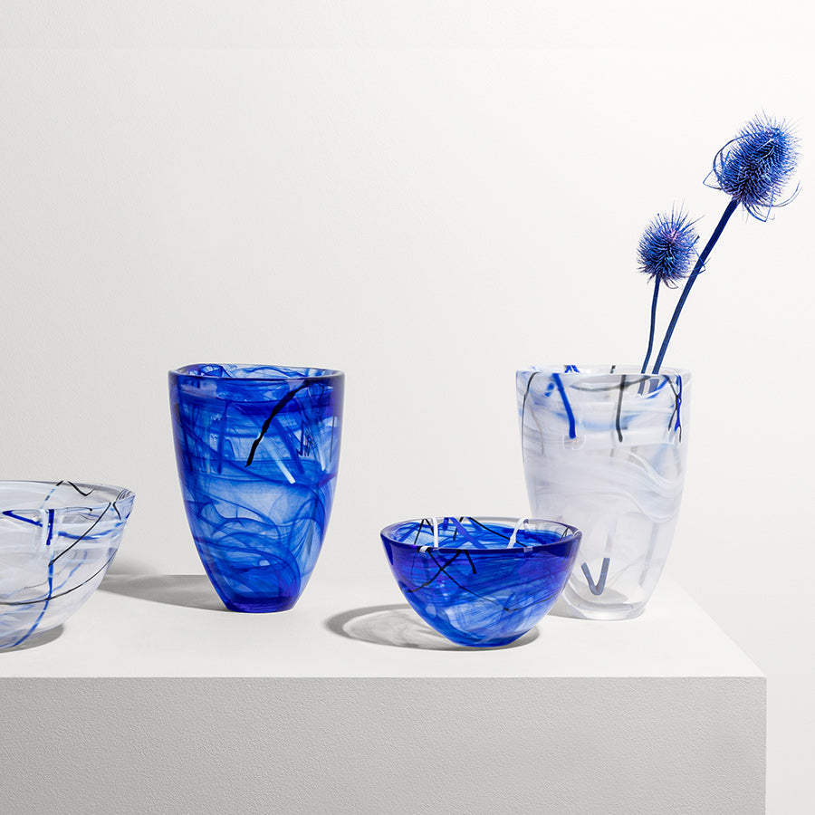 Contrast Blue Bowl Small