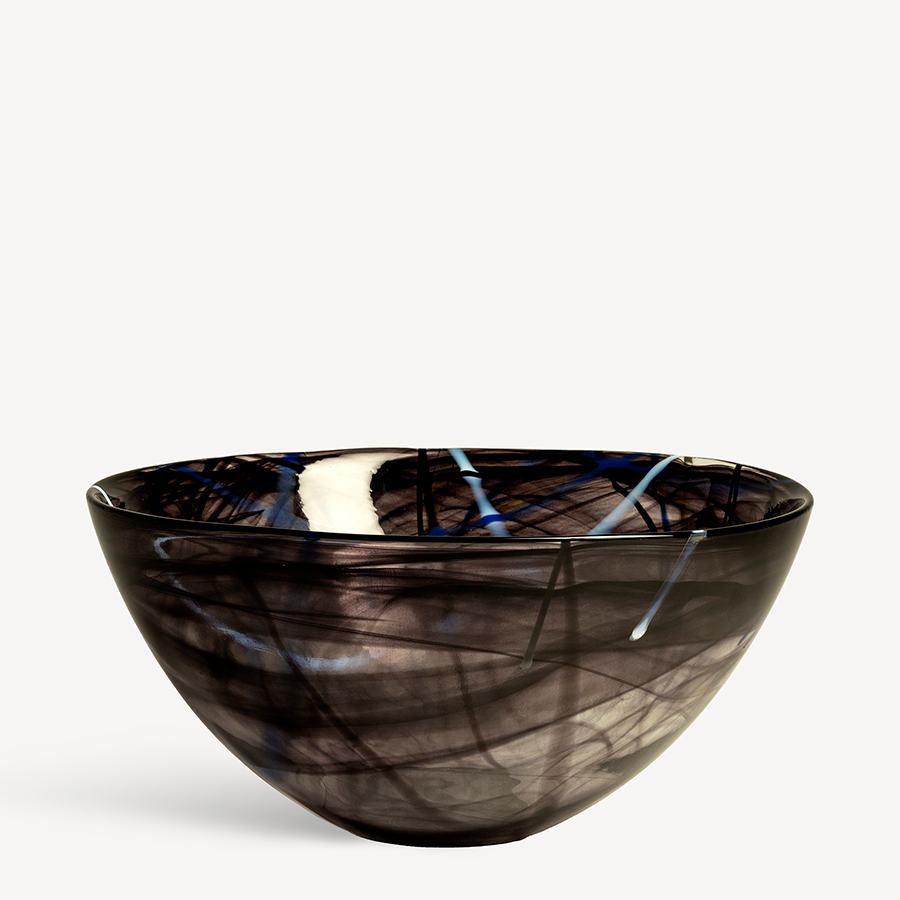 Contrast Black Bowl Medium