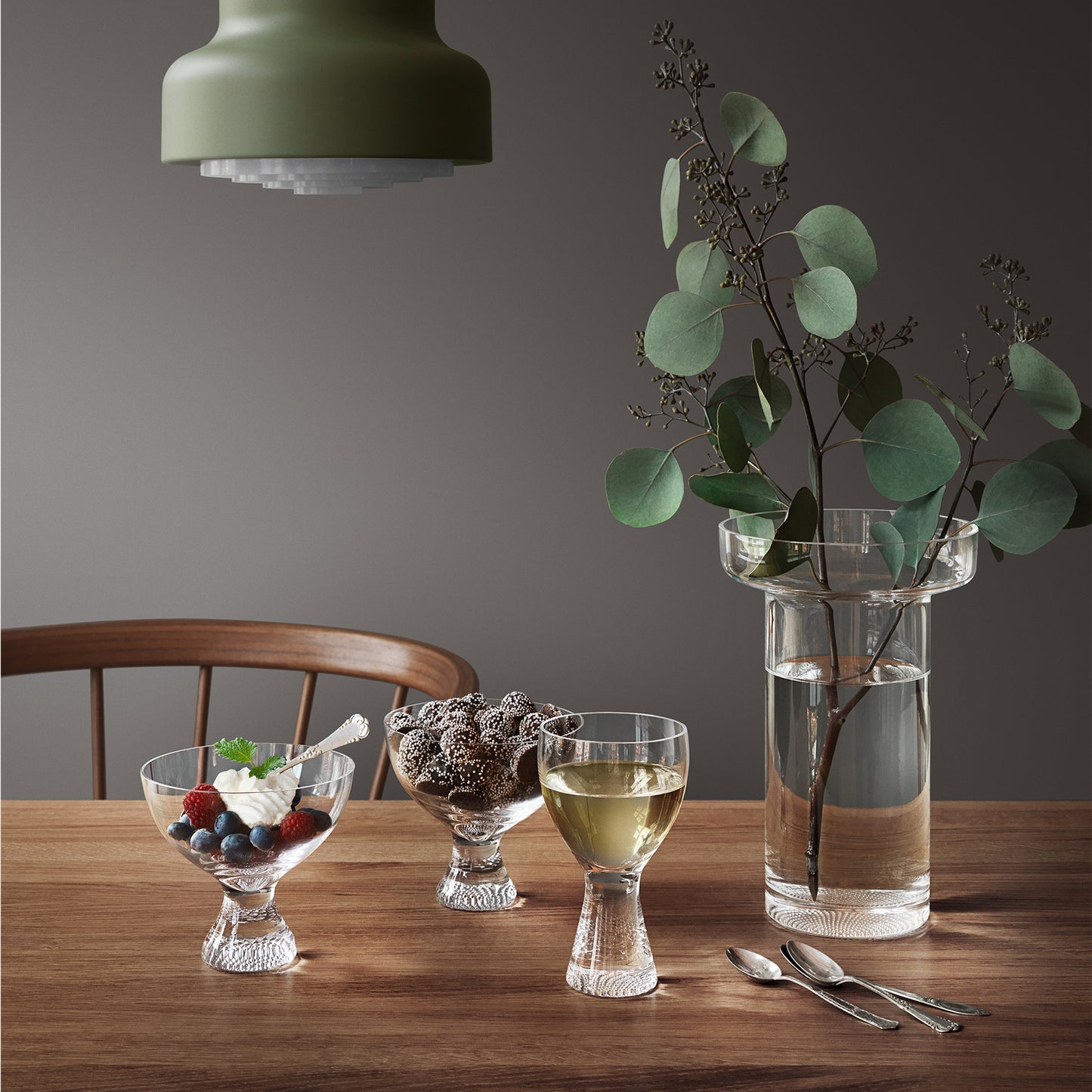 Limelight Vase Clear Tall