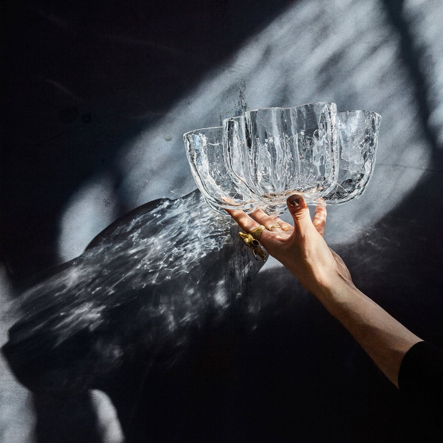 Crackle Bowl Clear