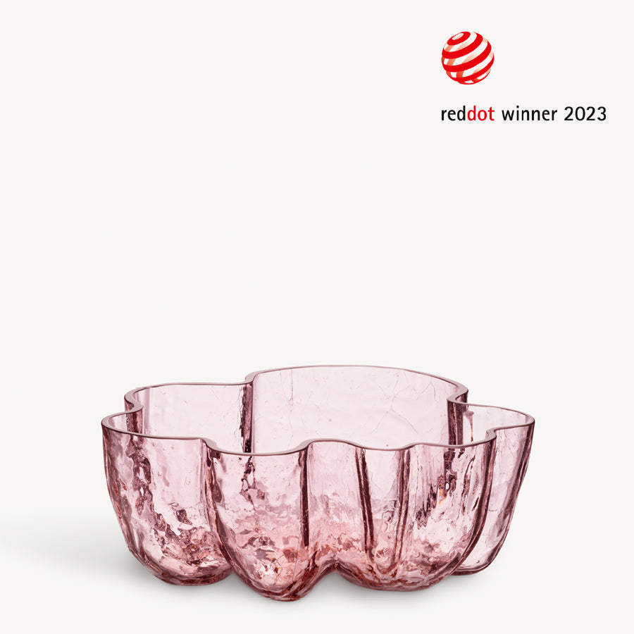 Crackle Pink Bowl