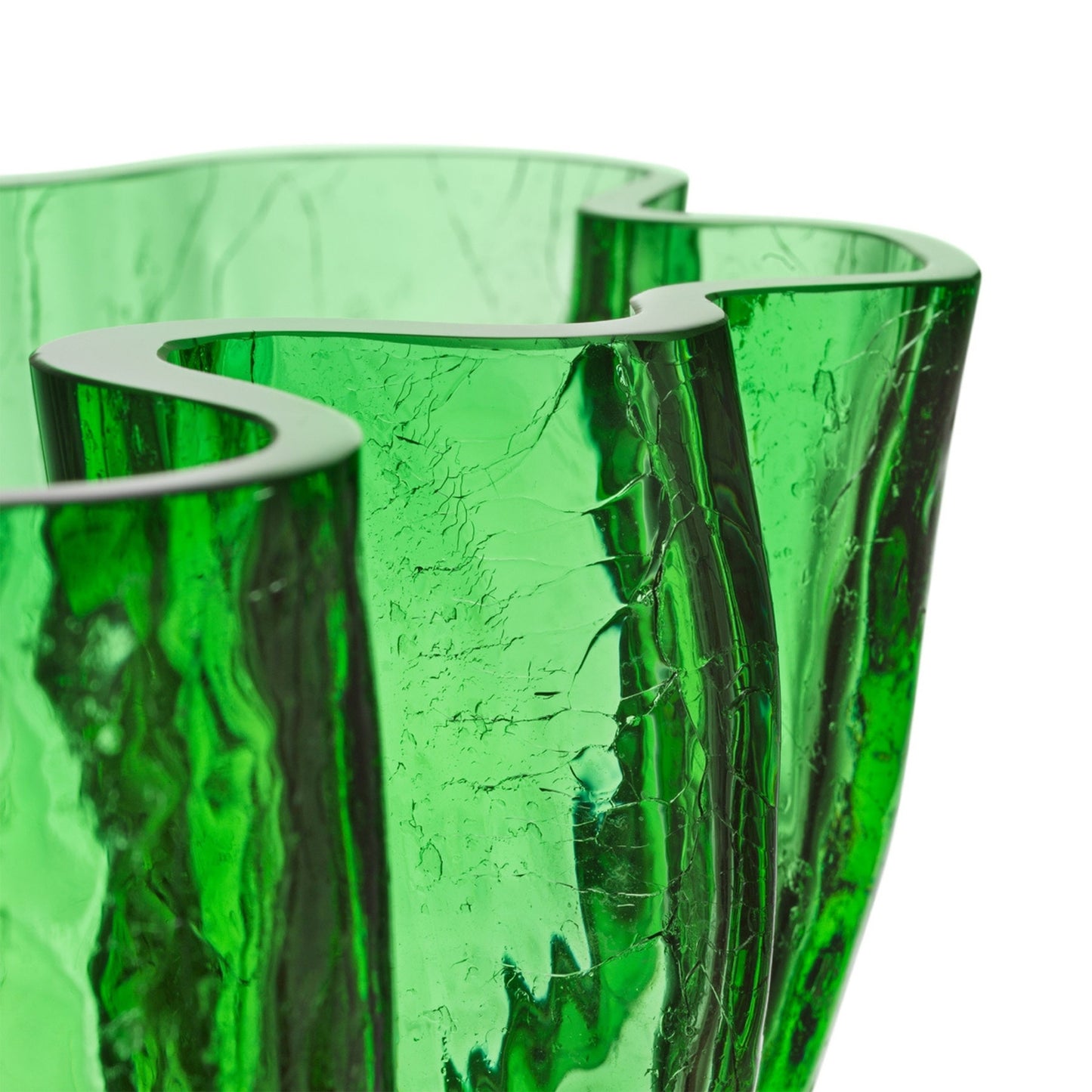 Crackle Green Bowl
