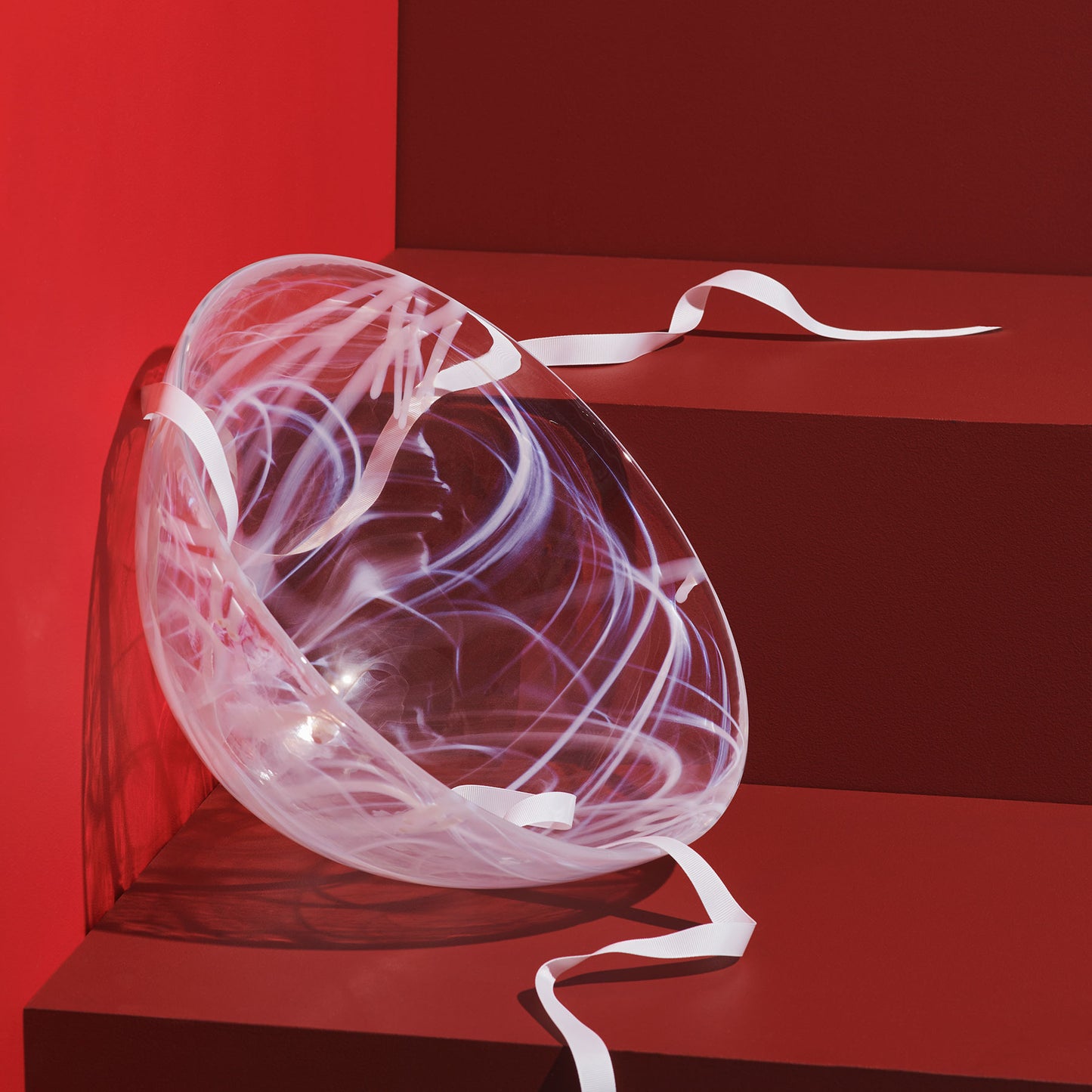 Contrast Bowl White/White Large