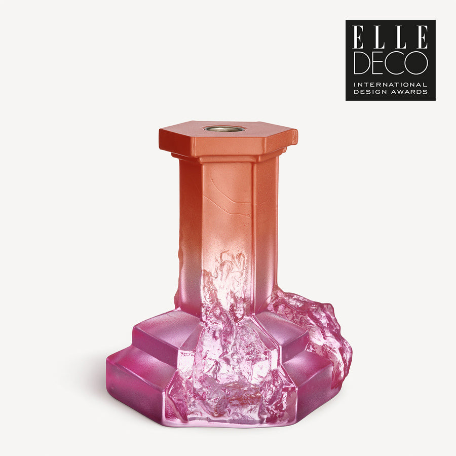Rocky Baroque Candlestick Spicy Rose Large