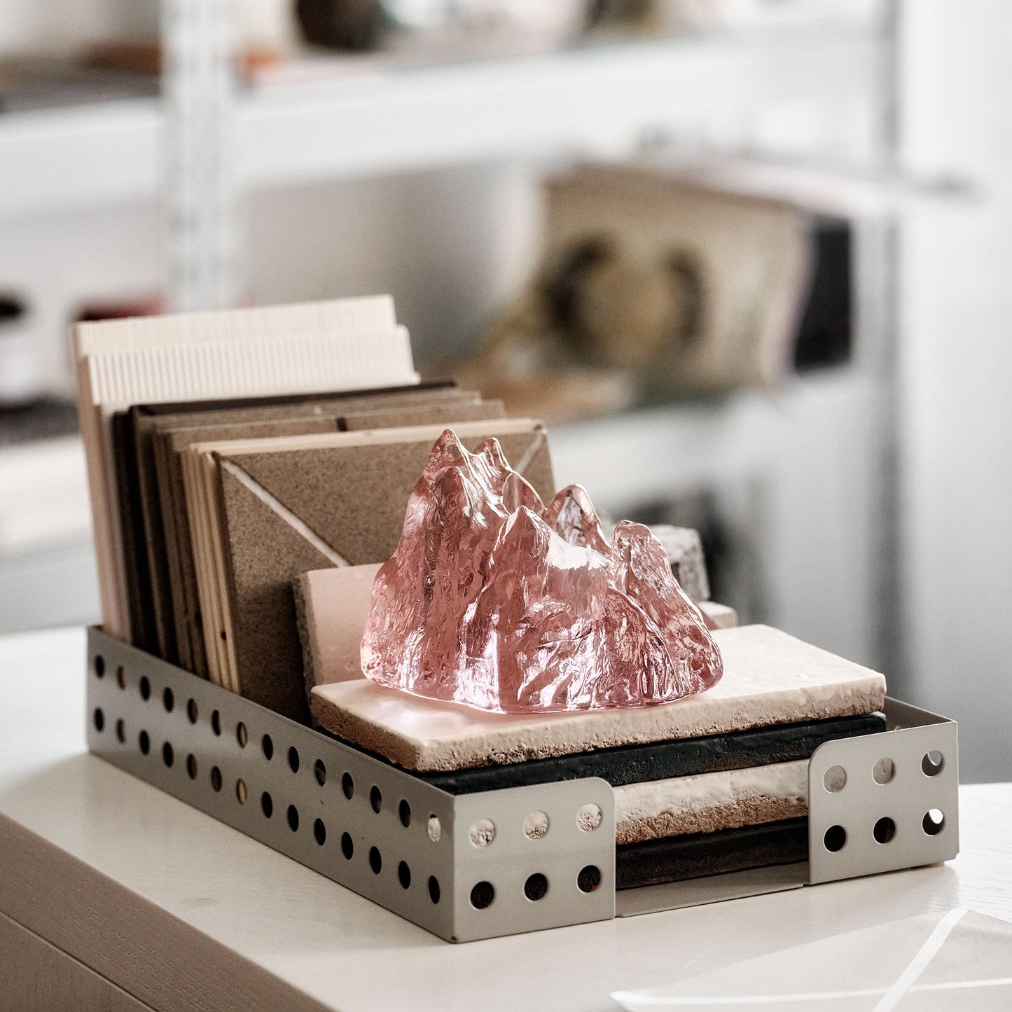 The Rock Votive Pink