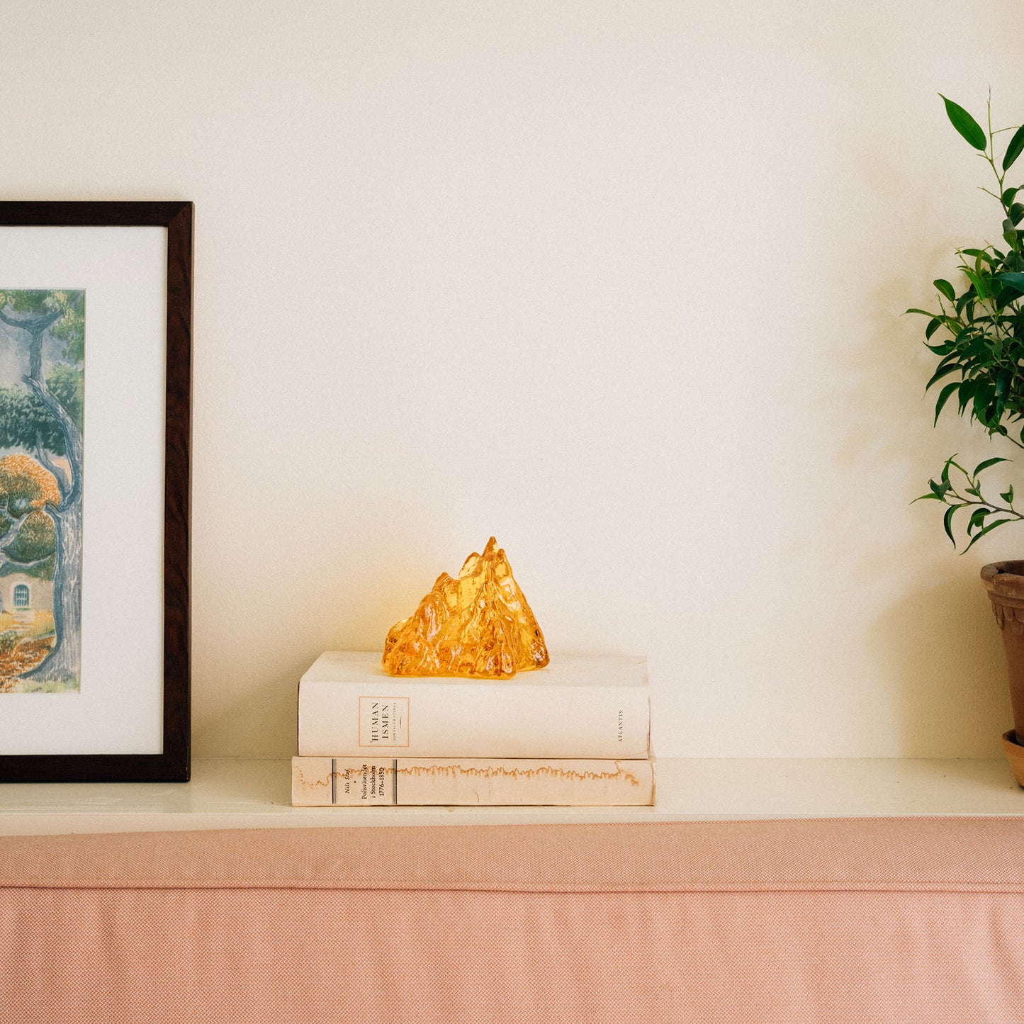 The Rock Votive Yellow