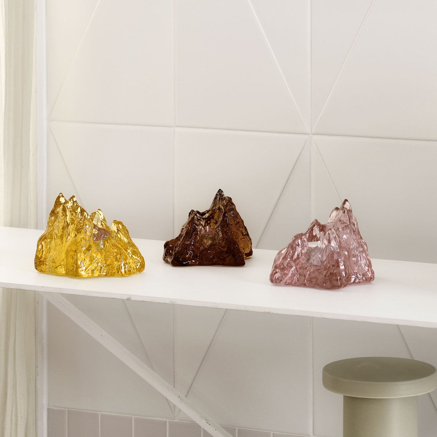 The Rock Votive Yellow