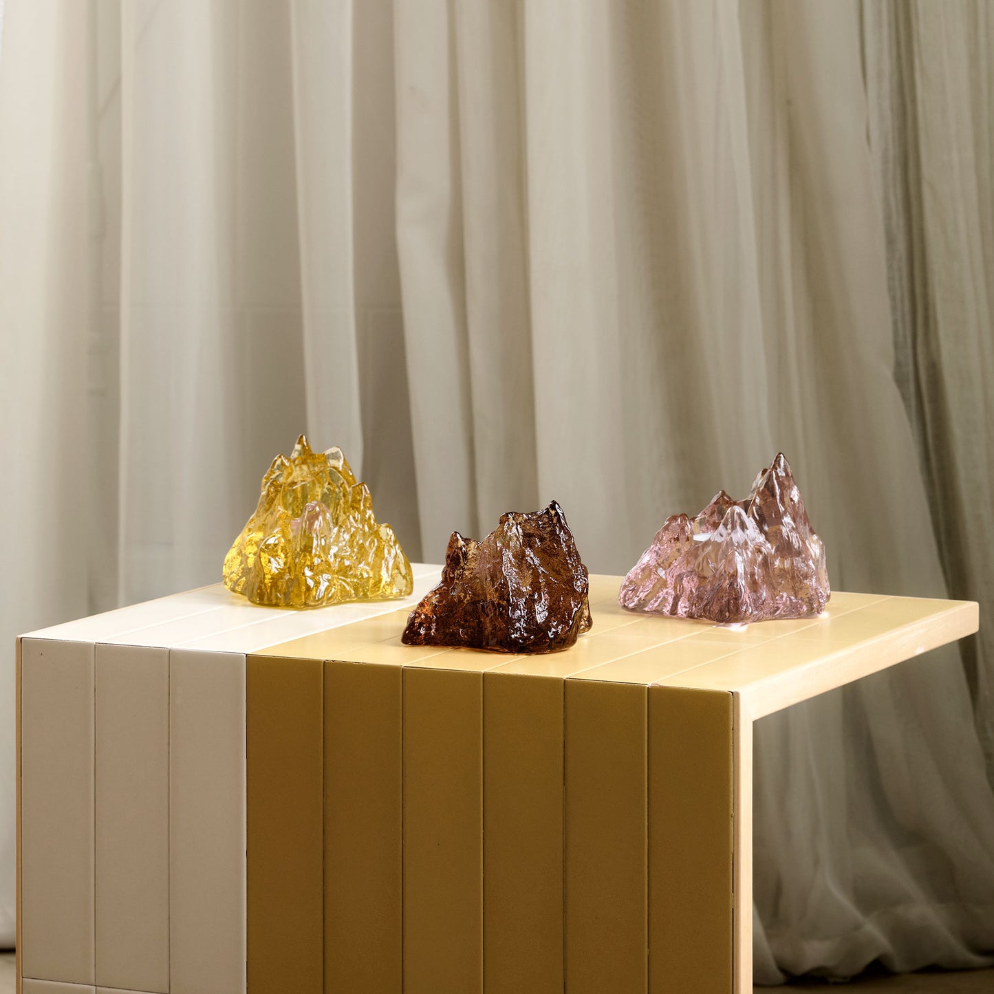 The Rock Votive Yellow