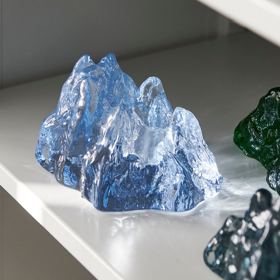 The Rock Votive Ice Blue