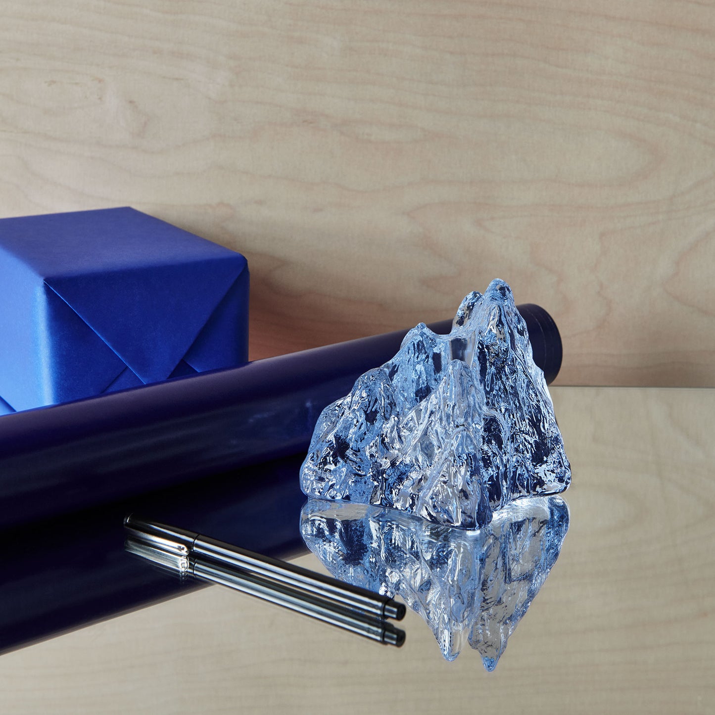 The Rock Votive Ice Blue