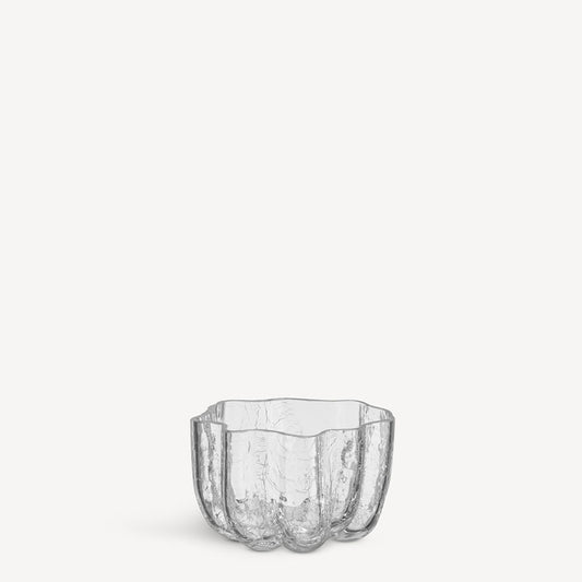 Crackle Bowl/Votive Clear