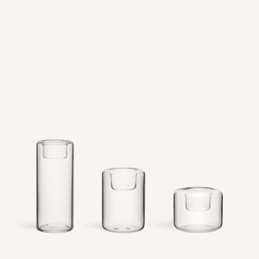 Happy Votive Clear Set Of 3