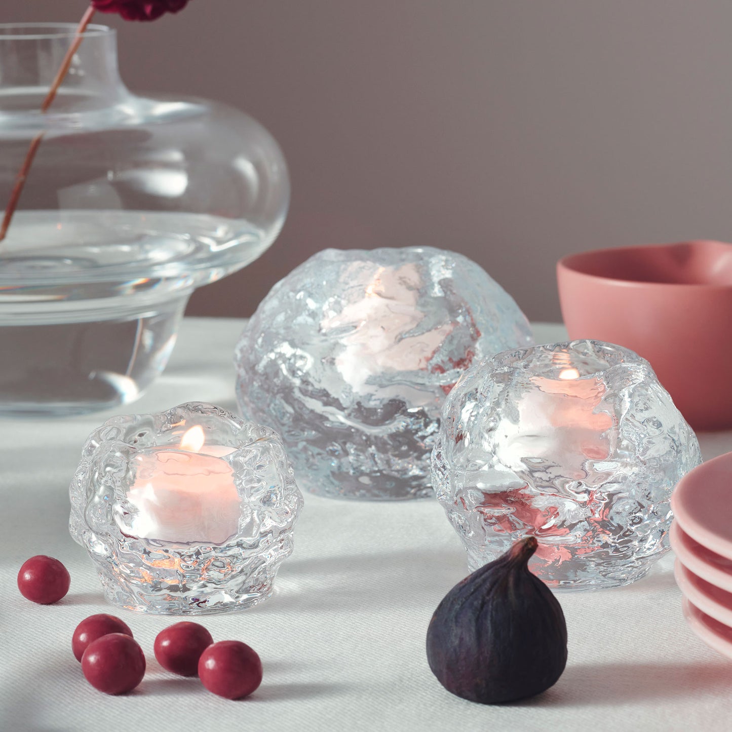 Snowball Votive Set