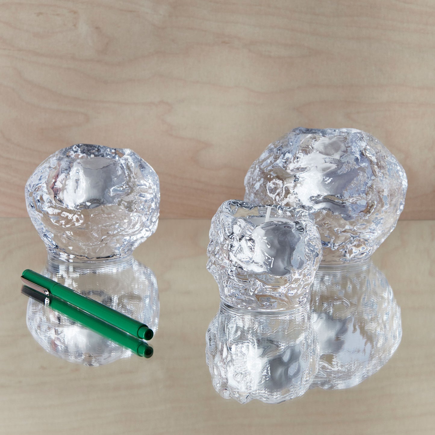 Snowball Votive Set