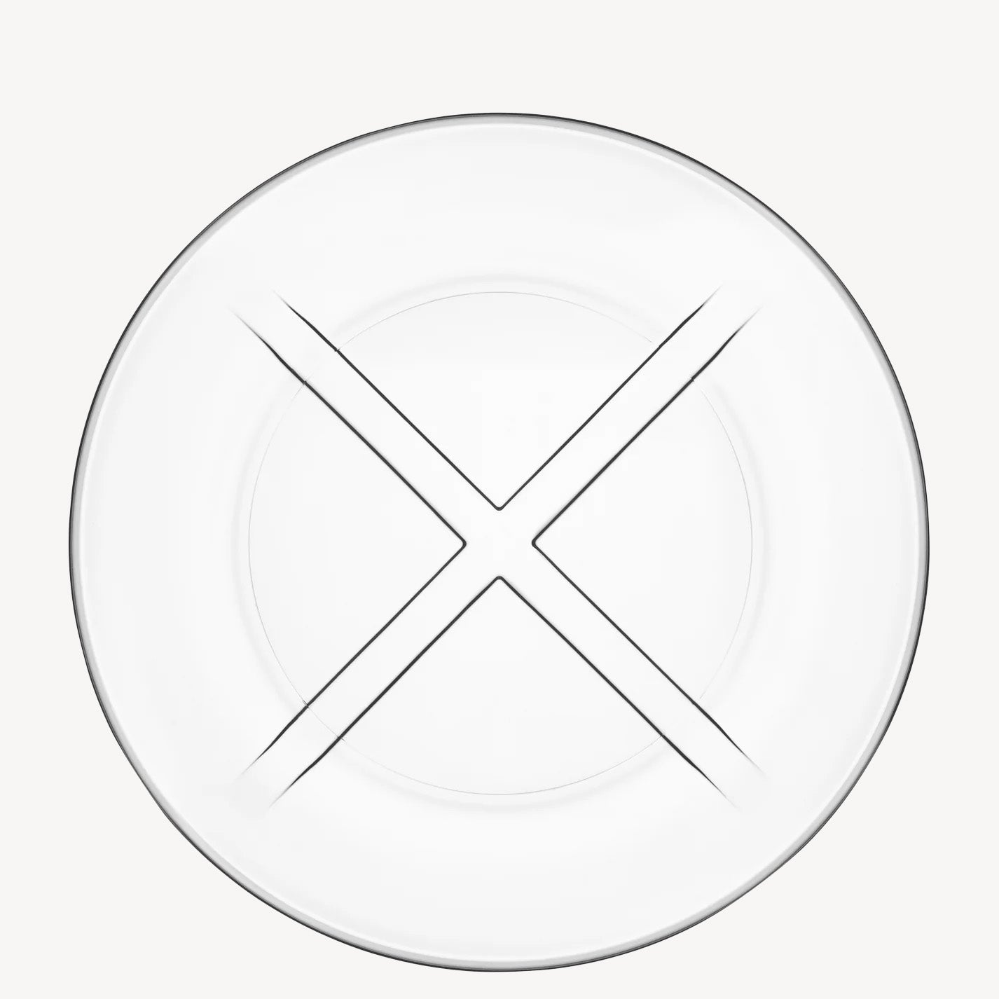 Bruk Clear Salad Plate