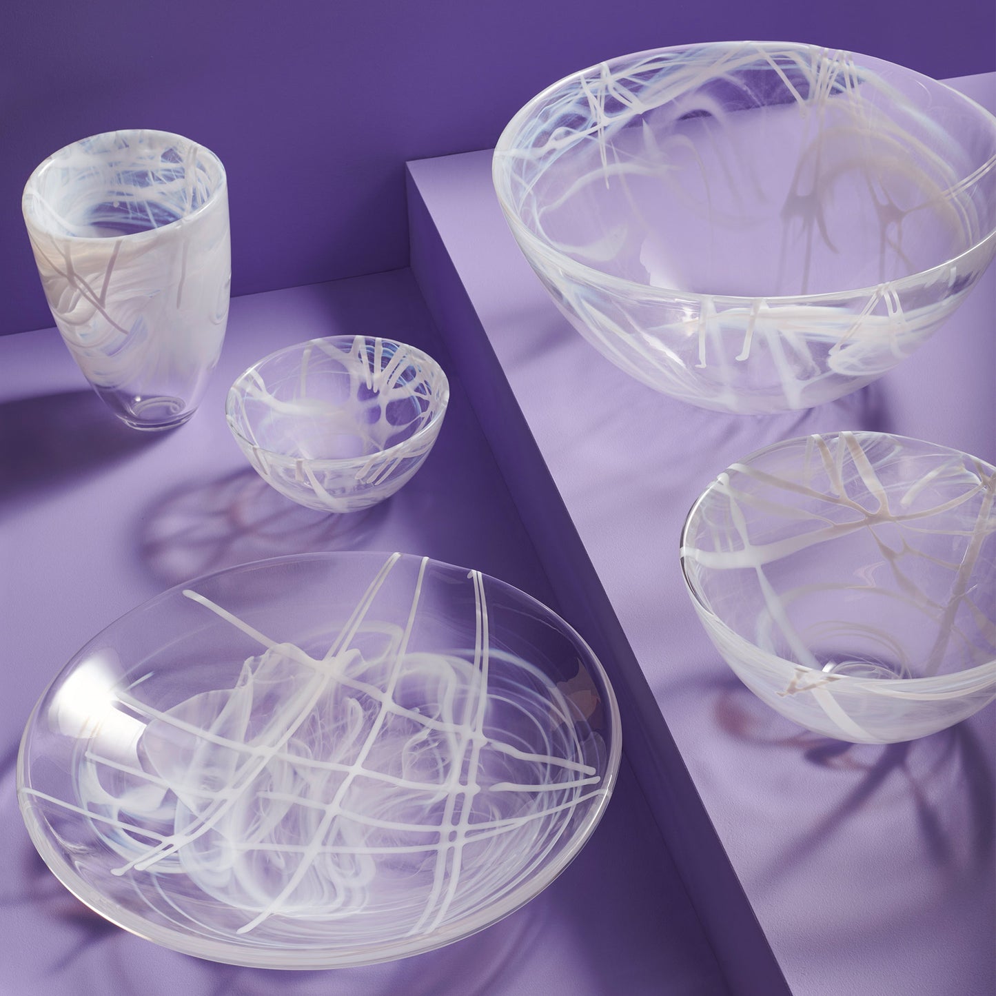 Contrast Bowl White/White Small