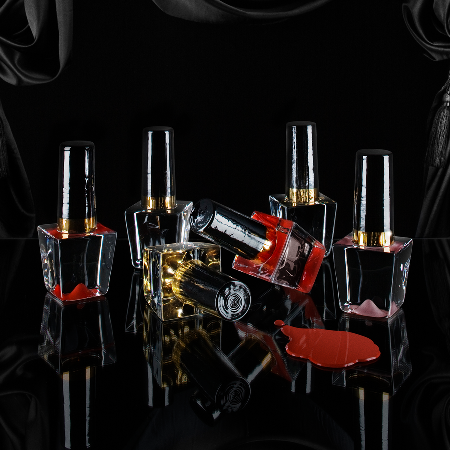 Make Up Nail Polish Red large