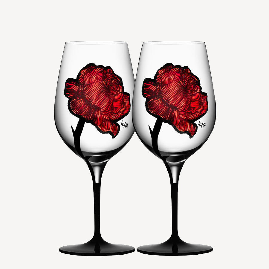 Tattoo Wine Glass - Set of 2