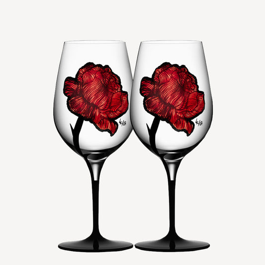 Tattoo Wine Glass - Set of 2