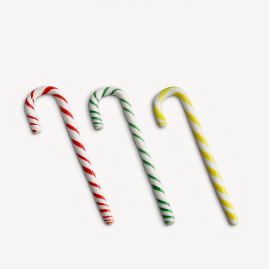 Polka Candy Cane Set of 3